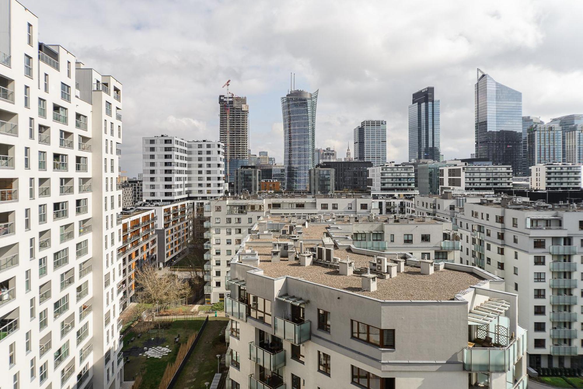 Cozy Family Apartments With Balcony Near Zlote Tarasy Varsovie Extérieur photo